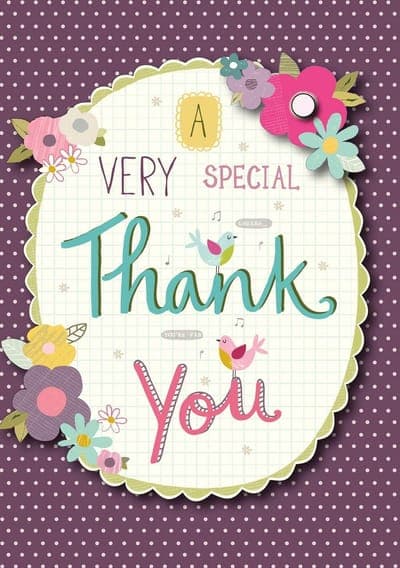 A Very Special Thank You Card