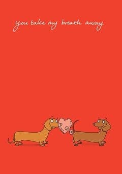 You Take My Breath Away Anniversary Card