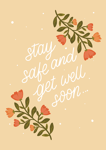 Stay Safe And Get Well Soon Card