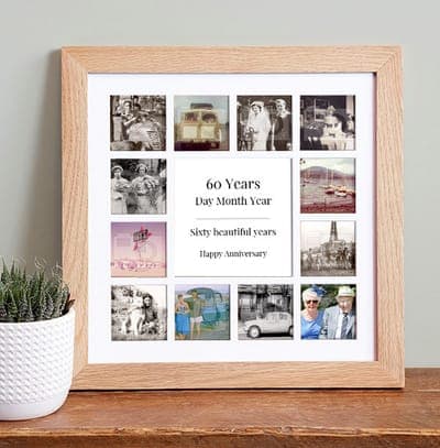 Anniversary Photo Collage Frame