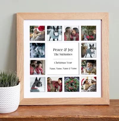 Christmas Photo Collage Frame