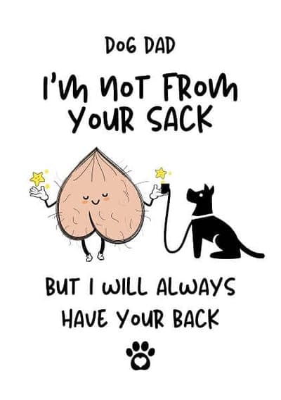Got Your Back Dad Birthday Card