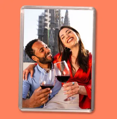 Full Photo Upload Magnet Portrait
