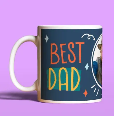 Cancer Research Uk Best Dad Photo Upload Mug