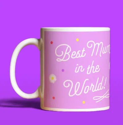Best Mum In The World Photo Upload Mug