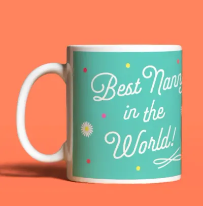 Best Nanny In The World Photo Upload Mug