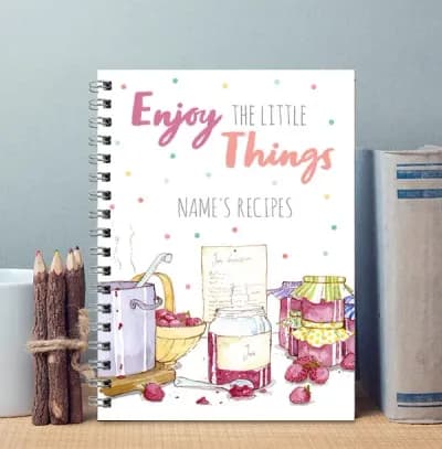 Recipes Personalised Notebook