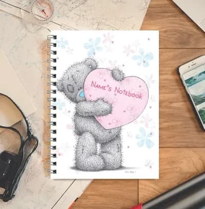 Me To You Heart Personalised Notebook