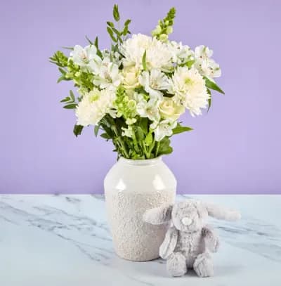 New Baby Bouquet Bunny Gift Set