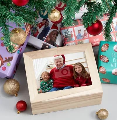 Full Photo Upload Wooden Gift Box