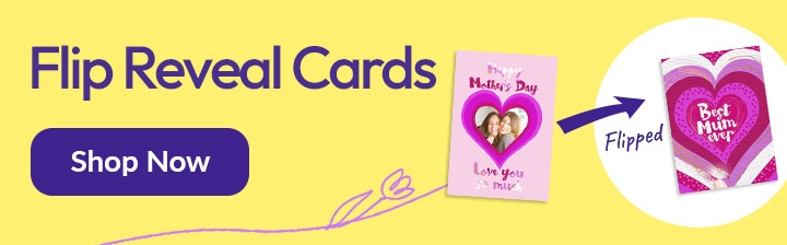 Mother's Day Flip Reveal Cards
