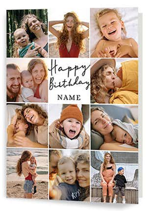Shop Multi Photo Birthday Cards