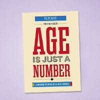 Birthday Age Cards