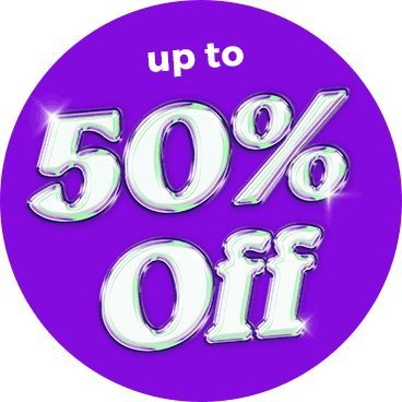 up to 50% Off!