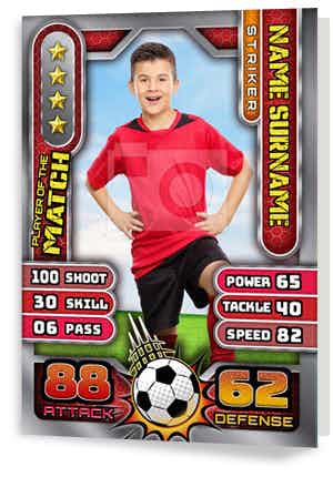 Kids Football Cards