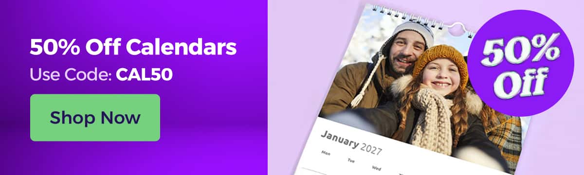 50% Off Calendars