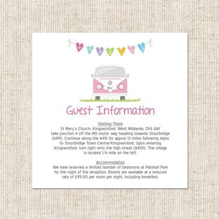 Guest Info Cards