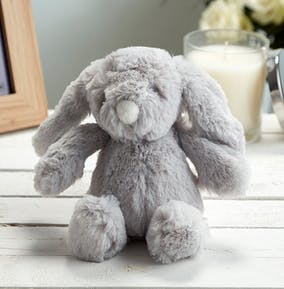 Grey Plush Rabbit