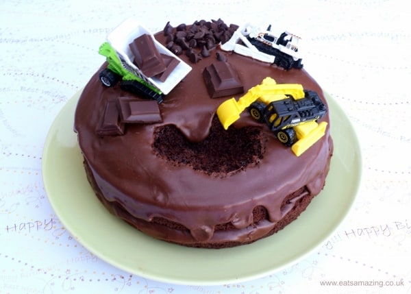 Digger Birthday Cake