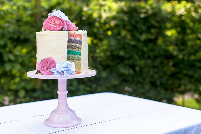 Rainbow Birthday Cake for Kids