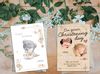 Christening Cards on a table