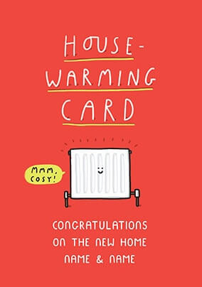 New Home Moving House Card Housewarming Congratulations Funny Humorous Flat