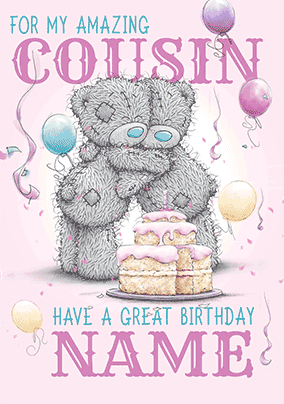 Me To You - Amazing Cousin Birthday 3D Card