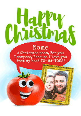 Christmas Poem Photo 3D Card