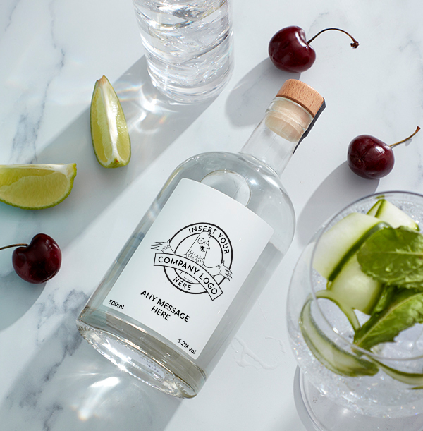Company Logo and Text Gin