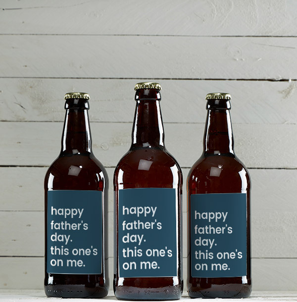 Father's Day This Ones On Me Personalised Cider - Multi Pack