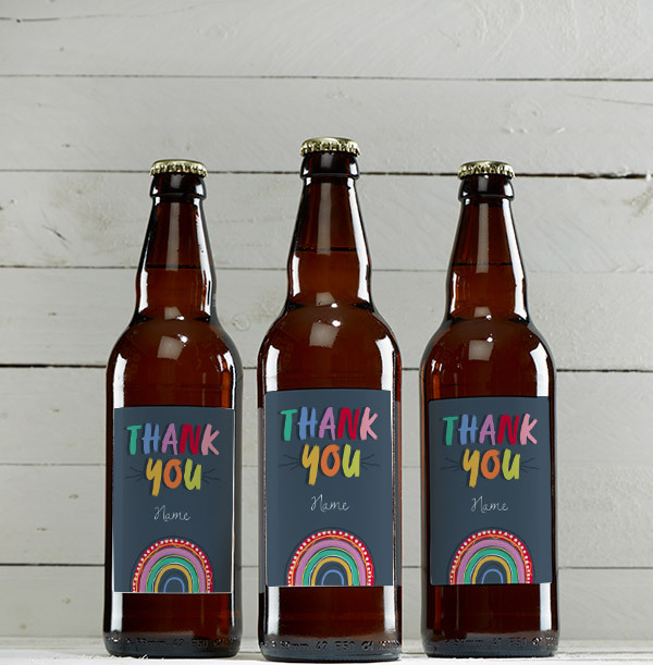Thank you Personalised Beer - Multi Pack