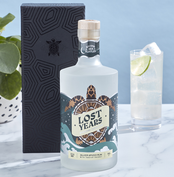 Lost Years Silver Spiced Rum with Toasted Coconut
