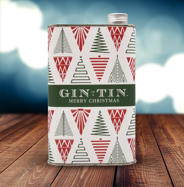 Gin in a Tin 'Merry Christmas' Limited Edition 50cl - WAS £38.99 NOW - £36