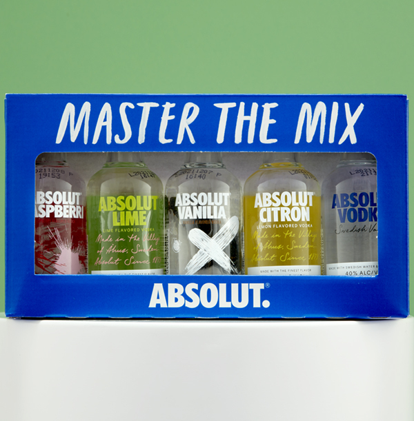 Absolut Vodka 5 x 5cl Gift Set