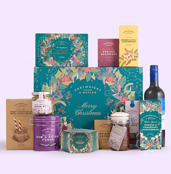 Cartwright & Butler Mistletoe & Wine Hamper