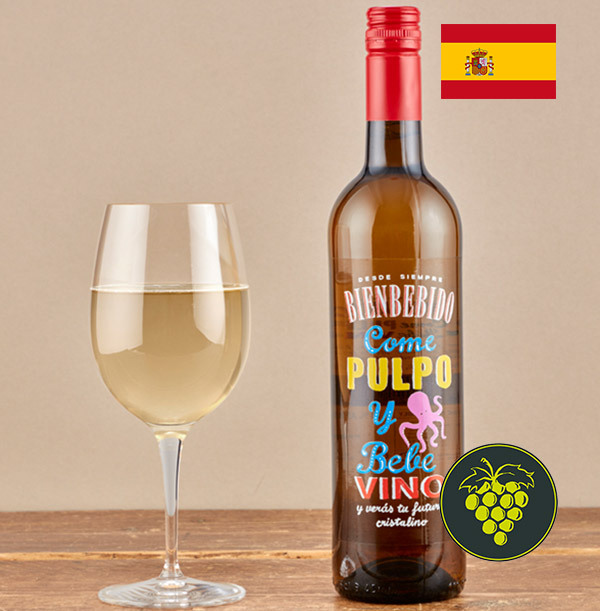 Come Pulpo y Bebe Vino Albariño White Wine