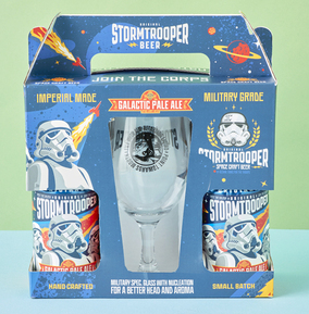 Stormtrooper Galactic Pale Ale & Glass Gift Set WAS £15 NOW £12