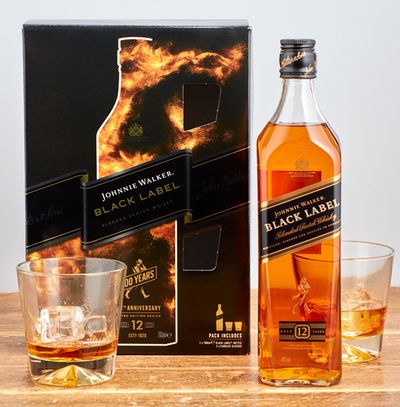 Johnnie Walker Black Label Whisky Gift Pack
