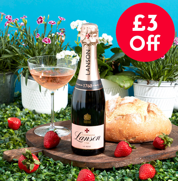 Lanson Rosé Champagne Half Bottle