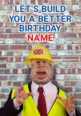 Build a Better Birthday Personalised Card