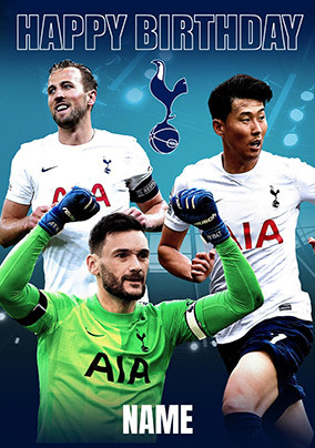 Tottenham Players Birthday Card