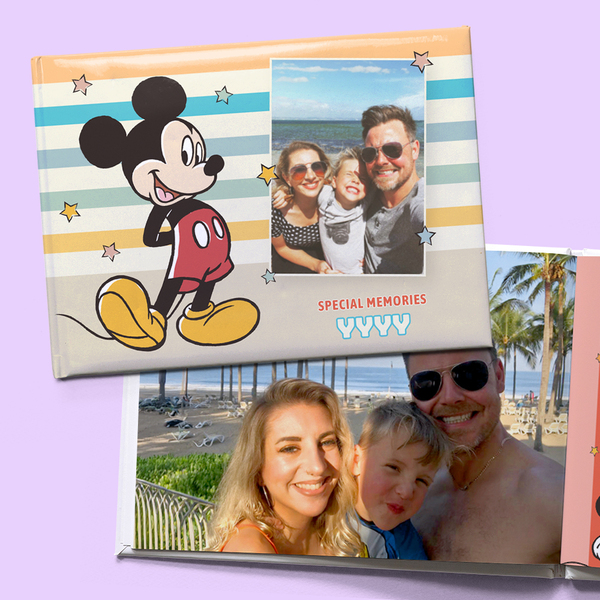A4 Hard Cover Disney Mickey and Friends Photo Book