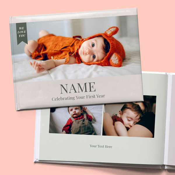 A4 Hard Cover Baby's First Photobook