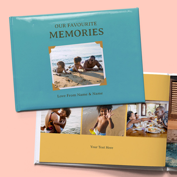 Dad Favourite Memories A4 Hard Cover Photo Book