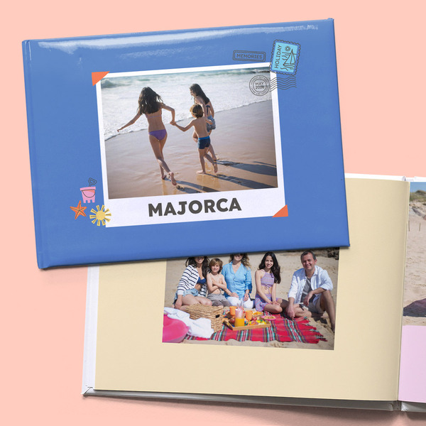 Summer Holidays Photo Book A4 Hard Cover
