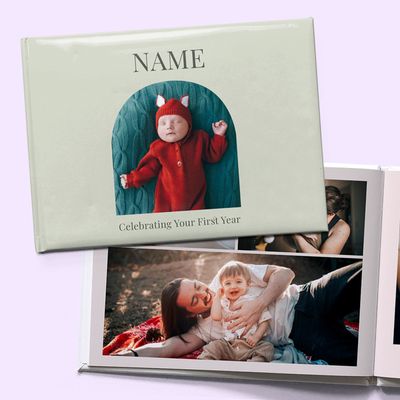 Tap to view A5 Hard Cover Baby's First Photobook