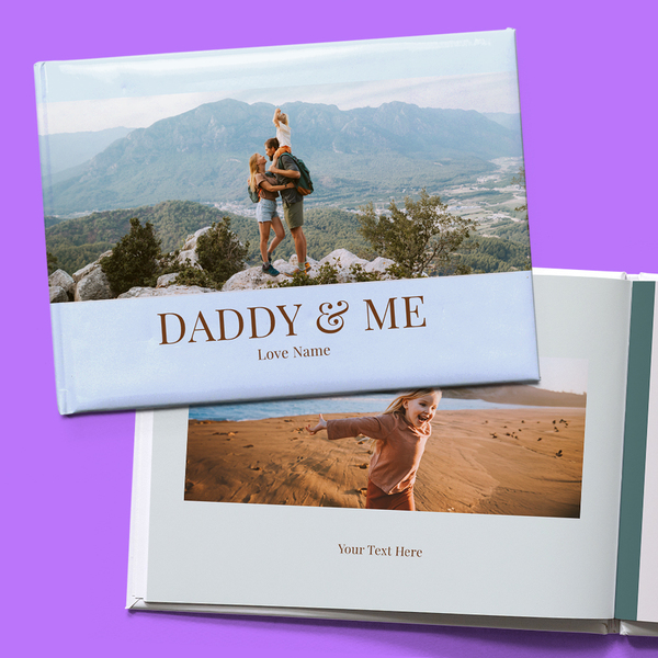 Daddy & Me A5 Hard Cover Photo Book