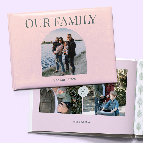 Our Family A5 Hard Cover Photo Book