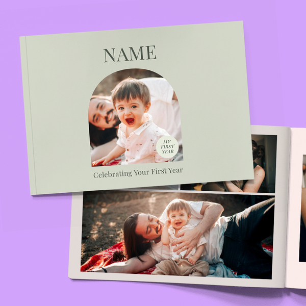 A4 Soft Cover Baby's First Photo Book