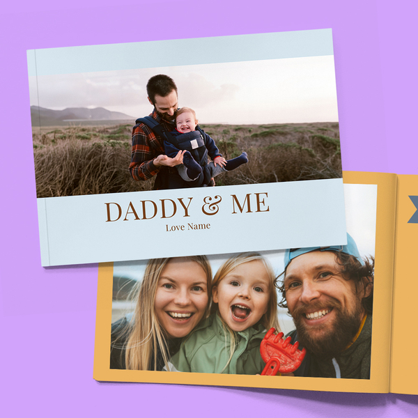 Daddy & Me A4 Soft Cover Photo Book